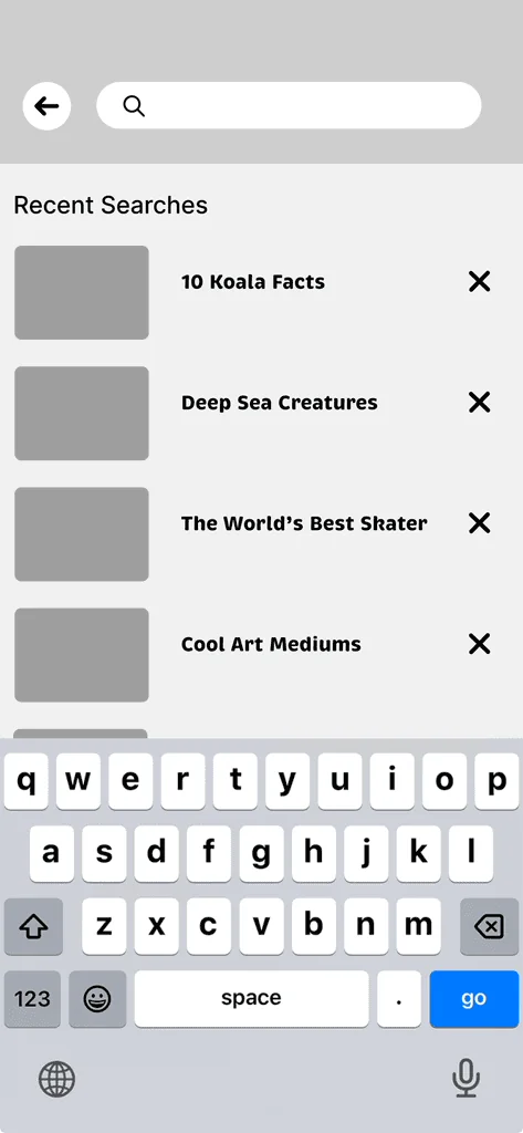 Mid-fidelity wireframe