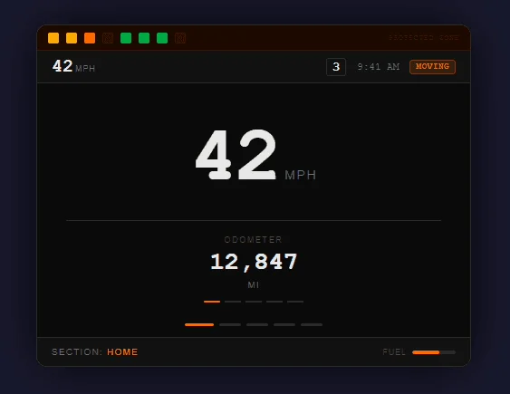 Iteration 1 prototype screen