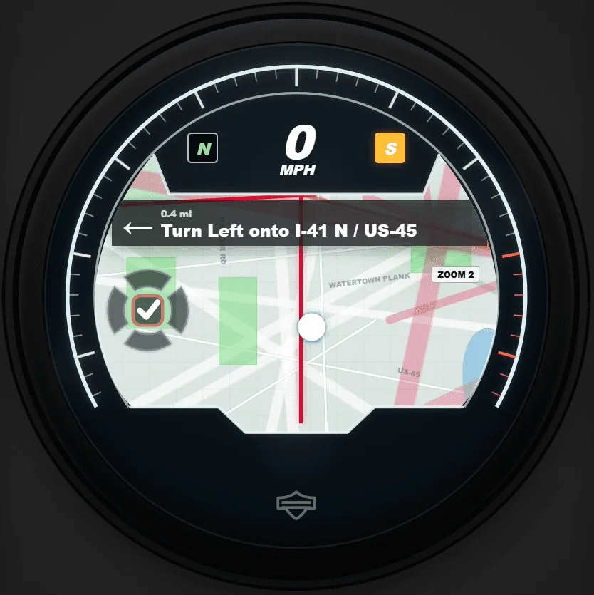 Stage 29 prototype, Navigation state
